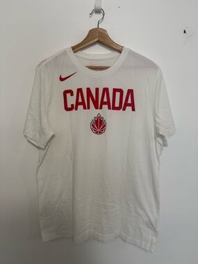 Nike White Dri-FIT Canada FIBA 2023 T-Shirt
